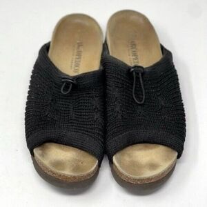 Arcopedico by Elio Parodi Kirk womans black mule sandals 41 or 9 BoxC